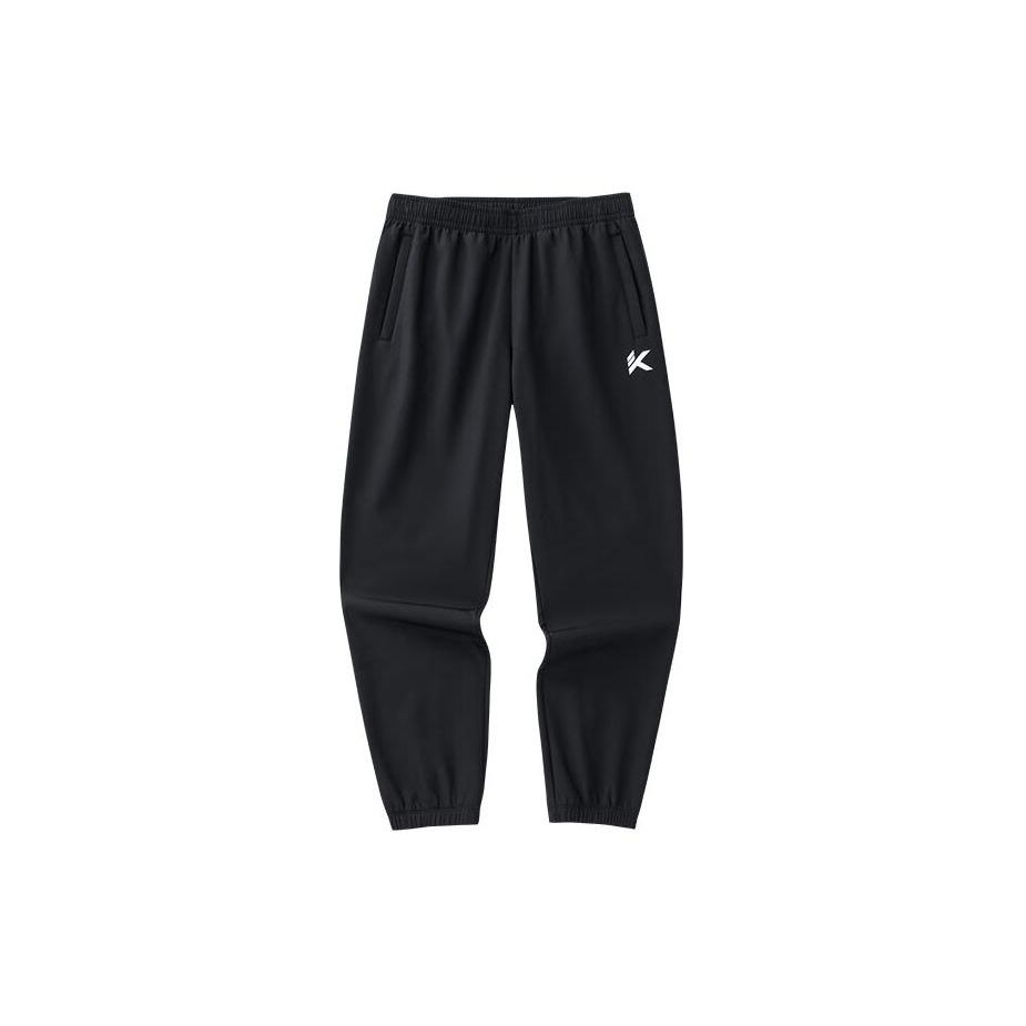 

Anta Баскетбольная серия однотонные флисовые фитнес-штаны с эластичными манжетами трикотажные спортивные штаны мужские низ черный 152341512-1 M