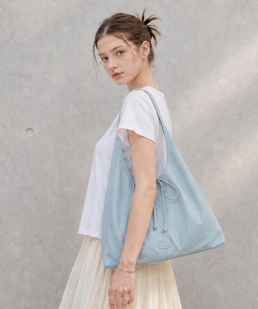 Talli Milo Easy Leather Hobo Bag_Sky