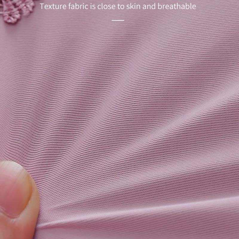 Thin Women's Bra Solid Color Simple Casual Style Comfortable Gather Anti-sagging Underwear Without Steel Ring Large Bra Lightweight Breathable