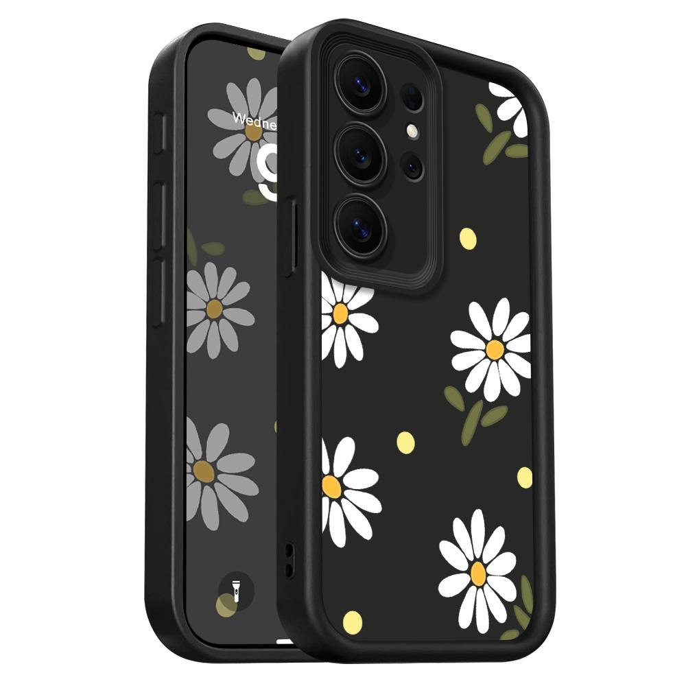 

Falling Daisies Phone Case For Samsung Galaxy S26 S25 S24 FE Plus Ultra 5G Staircase Soft Cover Samsung S24 Ultra