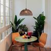 Rustic Rattan Hemp Rope Pendant Light for Bedroom, Balcony, Retro B&B, or Bar Counter.