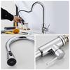 Longdai Black Brass Pull-Out Kitchen Faucet