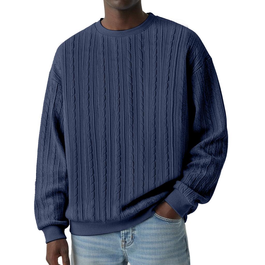 Herrar Fritid Rund Hals Halv Dragkedja Tryck Långärmad Hoodie