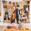 Given Manga Vai Receber Anime Anime Tapestry Hanging Tarot Hippie Wall Rugs Dorm Home Decor