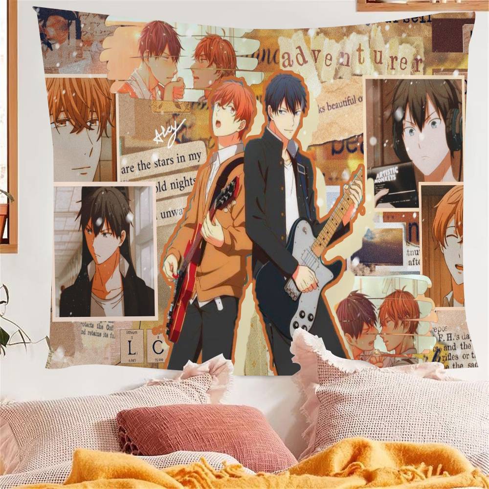 Given Manga Vai Receber Anime Anime Tapestry Hanging Tarot Hippie Wall Rugs Dorm Home Decor