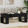 Coffee Table Black Oak Look 110 x 50 x 41 cm Engineered Wood