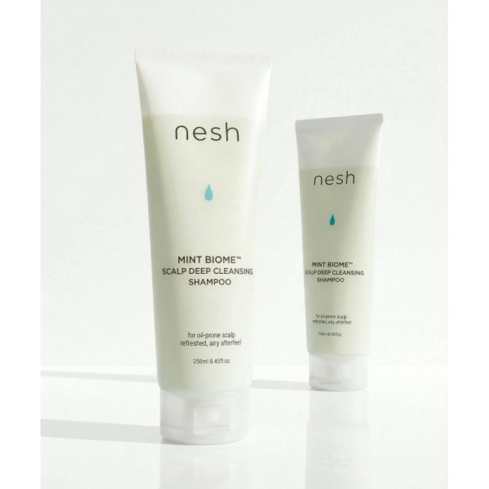 

Nesh [set Of 2] Mint Biome Scalp Deep Cleansing Shampoo 250ml X 2 NONE