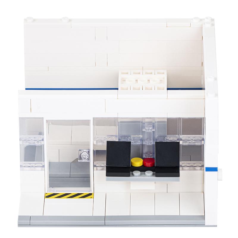 MOC4052 Kompatibles City Series Set Bausteine MOC Krankenhaus Computertomographie Raum Teile DIY Bausteine Kinderspielzeug Für Kinder