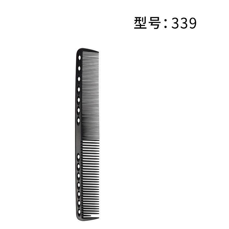 14Styles Hairdressing Carbon Comb for Haircut Barber Anti Static Black Rat Tail Comb Beauty Professional Hair Styling Tools Comb