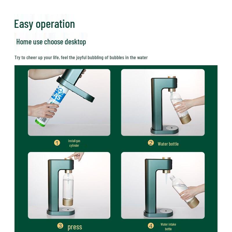 Gree Automatic Sparkling Water Maker CN plug (adapter included)