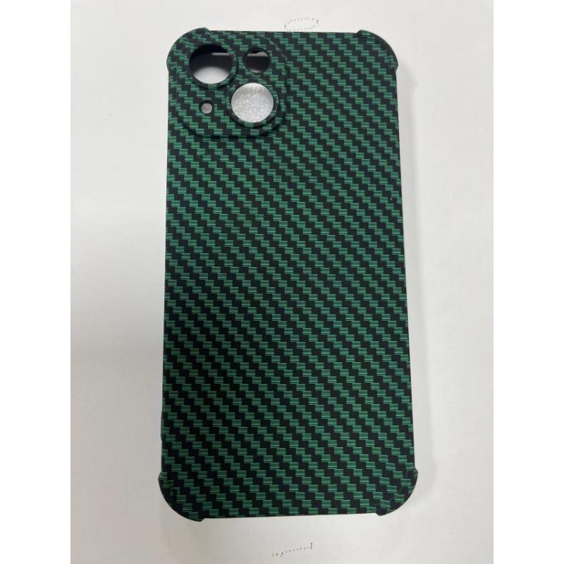 Vier Ecken Anti-Fall Kohlefaser Geeignet für IPhone15Pro Handyhülle Tpu Feines Loch Apple 13 Vollabdeckung Weiche Schale