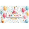 Happy Birthday Backdrop Banner Kids Colorful Balloon Birthday Party Background Decoration Event Photo Booth Props Supplies