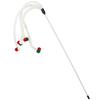 Cat Toy Elastic Mesh Cats Stick Wool Ball Tassel Cat Toys Interactive Colored Ball Cats Toy with Bell Kitten Teaser Pet Supplies