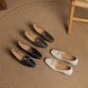 Krazing Pot Sheepskin Fashion Summer Spring Autumn Summer Slip on Women Round Toe Low Heels Butterfly-knot Loafers