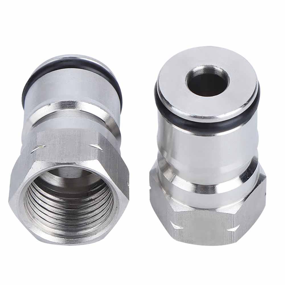 

304 Stainless Steel Homebrew Keg Ball Lock Post Connector Adapter 9 16in‑18 Brewing Accessory