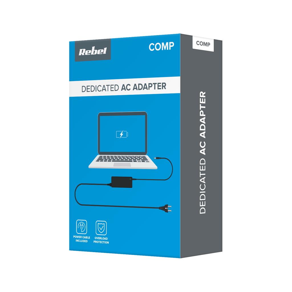 Samsung laptop charger power supply 90W 19V 4.74V 5.5x3mm pin Rebel