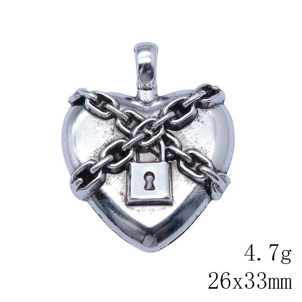 Christmas Decorations Charms Jewelry Gothic Style Peach Heart Charms Pendant Items Craft Pendants