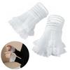 White Black False Sleeve Cuffs Multilayer Ruffle Lace Cuff New Clothing Accessory
