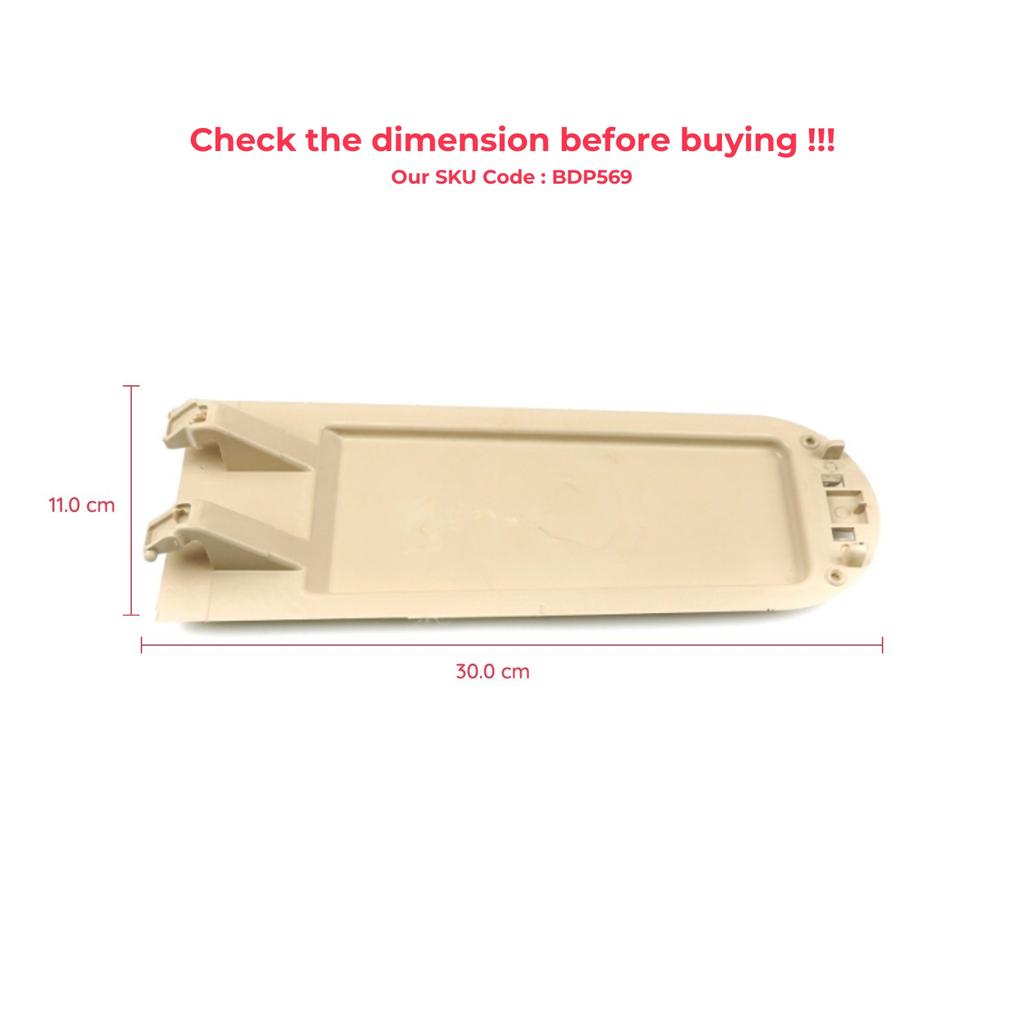 BDP569 Mittelkonsole Armlehnenabdeckung Deckel Bodenabdeckung Beige für VW Skoda Seat
