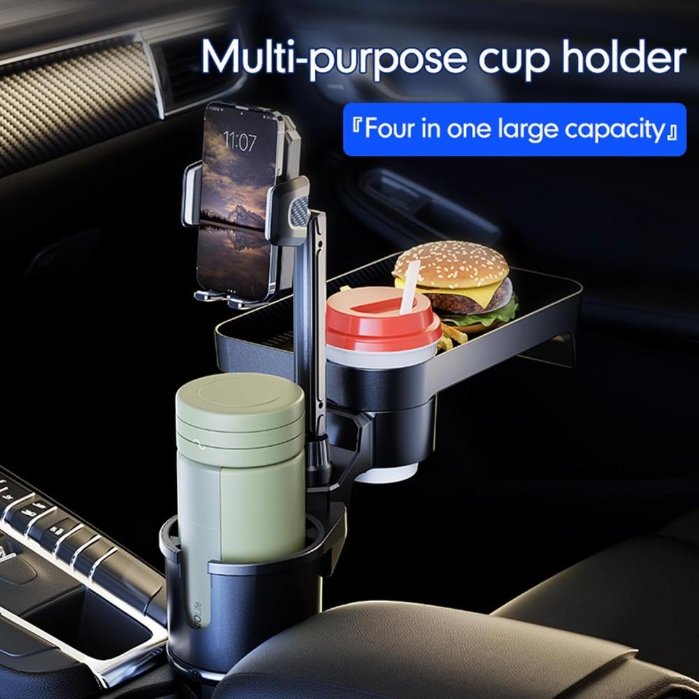 Adjustable Base Car Cup Holder 360° Rotation Car Cup Holder Expander  Car Organizer