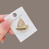 Brooch Men's and Women's Delicate and Small Sailing Pin Anti-light Fashion Accessories Sailing Suit Corsage Accessories