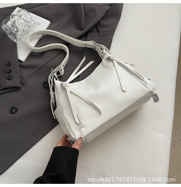 Large capacity retro tote bag 2025 new high-end shoulder bag fashion handbag crossbody backpack