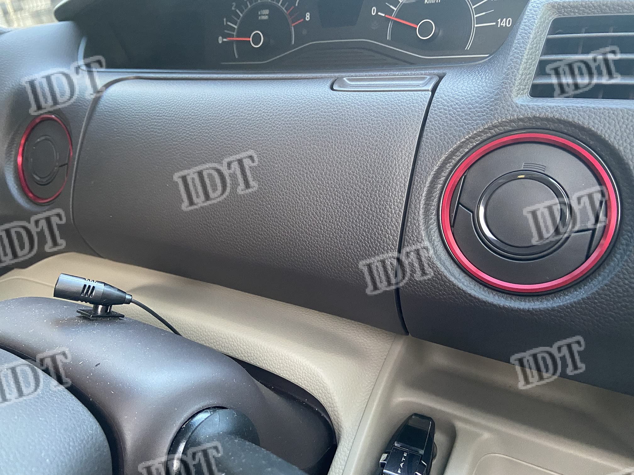 

IDT Изготовленное на заказ красное алюминиевое кольцо кондиционера с мини-тканью JF3 JF4 Крышка кондиционера Внутренняя панель Передняя рамка Крышка кондиционера Диффузор