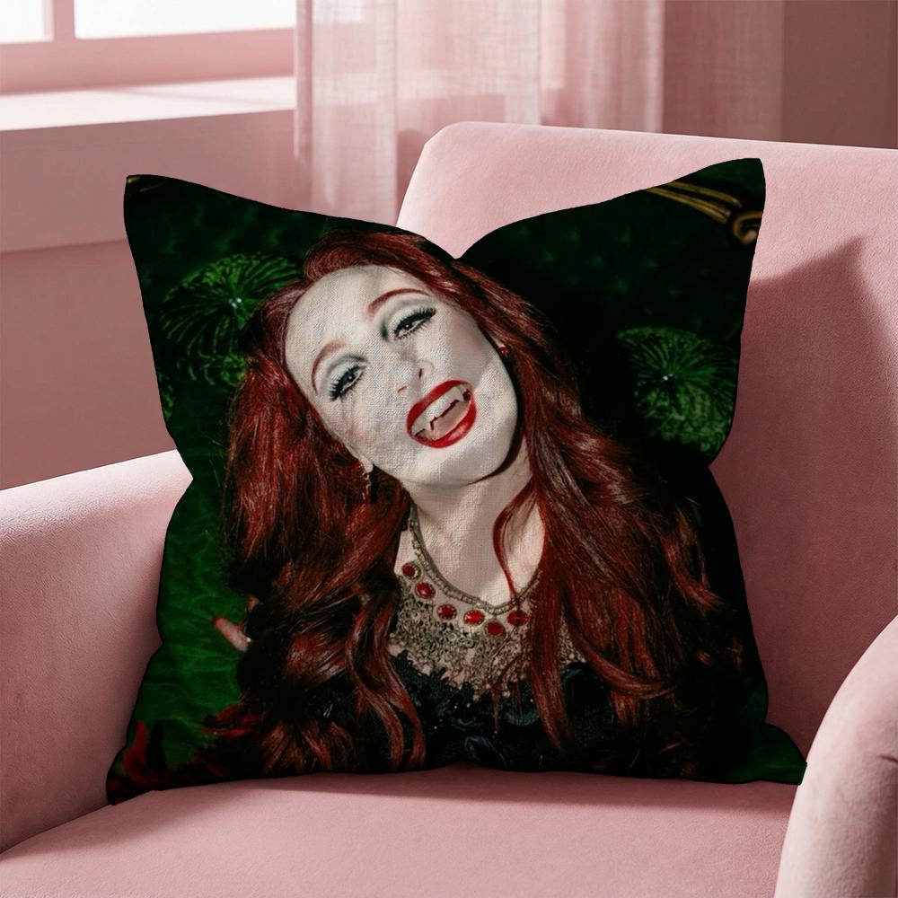 C-Chappell R-Roan Cushion Cover Multi-Scene Pillow Cover for Home & Car - Reversible, Soft & Durable for Daily Use