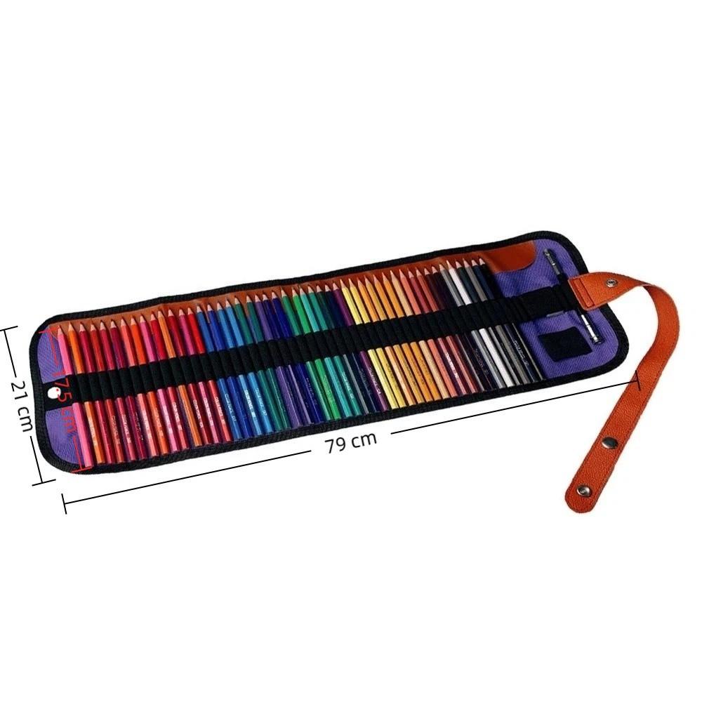 72PCS smooth lead core oil-based pencil set hexagonal barrel artist drawing kit art creation