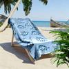 Playful watercolor dinosaurs Print beach towel, quick drying, suitable for travel, outdoor sports, jogging, the beach and swimming, gift