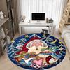 1pc Christmas Santa Claus Chair Carpet for Office, Round Non Slip Durable Large Size Office Carpet, Suitable for Office