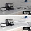 1pc Under-Desk Cable Organizer 40cm Self-Adhesive Cable Management Cables Raceway For Home and Office