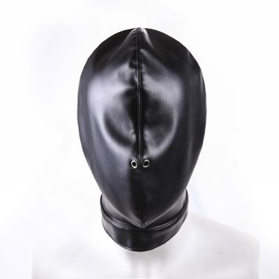 Women Men Party Masks Eye Mask Blindfold Soft PU Leather Cosplay Masks Head Hood Mask Accessories Halloween Mask