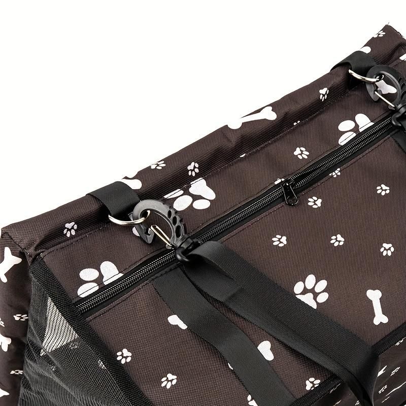 Pet Car Booster Seat for Dogs, Cats - Oxford Fabric, Anti-Skid, Washable, with Safety Leash