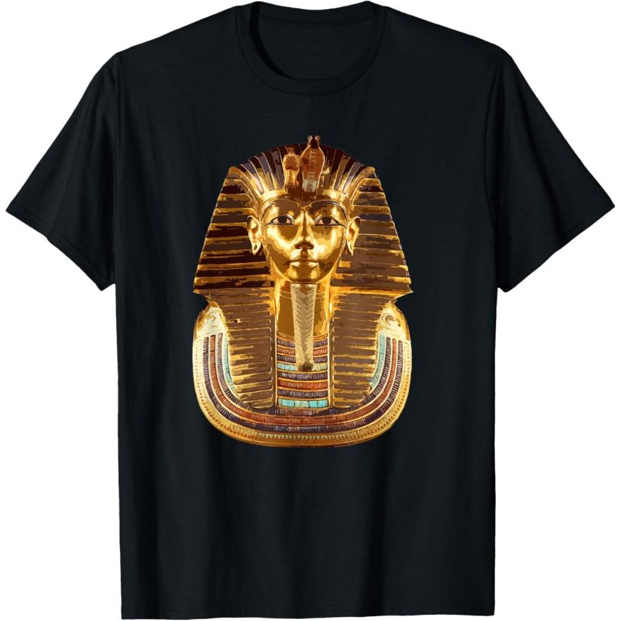 

Pharaoh Tutankhamun mask tee XXXXXL чорний