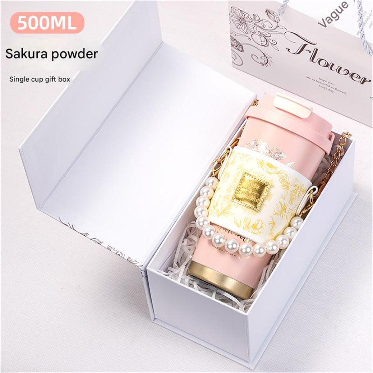 

Темпераментная личная чашка. Бизнес-сувениры d высокоценная термокружка для кофе «Ландыш», двойная, с открывающимся отверстием 501-600ml