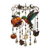 Halloween Entryway Hanging Ornament Acrylic Sun Catchers Wind Chimes with Crystal-Look Drop for Indoor Window Decors