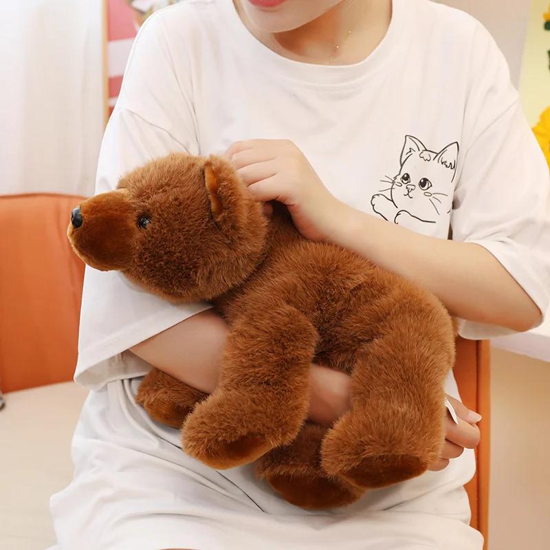 New Prone Standing Brown Bear Cute Polar Bear Stuffed Toy Doll Male and Female Doll Car Decoration Birthday Gift