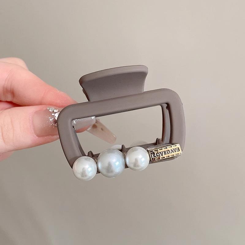 Massive schwarze matte große Haarklammern aus Acryl, Haarnadeln, Hai-Clip, Haarspange, Krabben-Haarspangen, Kopfbedeckung für Frauen, Haar-Accessoires