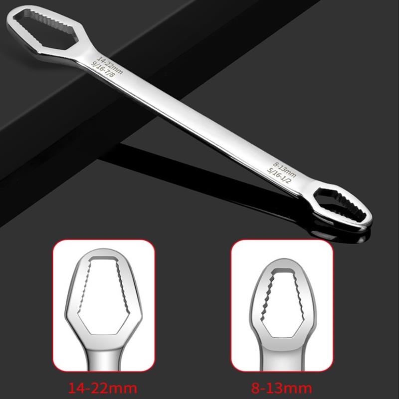 Universal Wrench Adjustable Wrench 8-22Mm Ratchet Spanner Car Repairing Tools