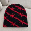 Warm Winter Skull Cap Thickened Knitted Hat Streetwear Double Layer Knit Beanie  Outdoor