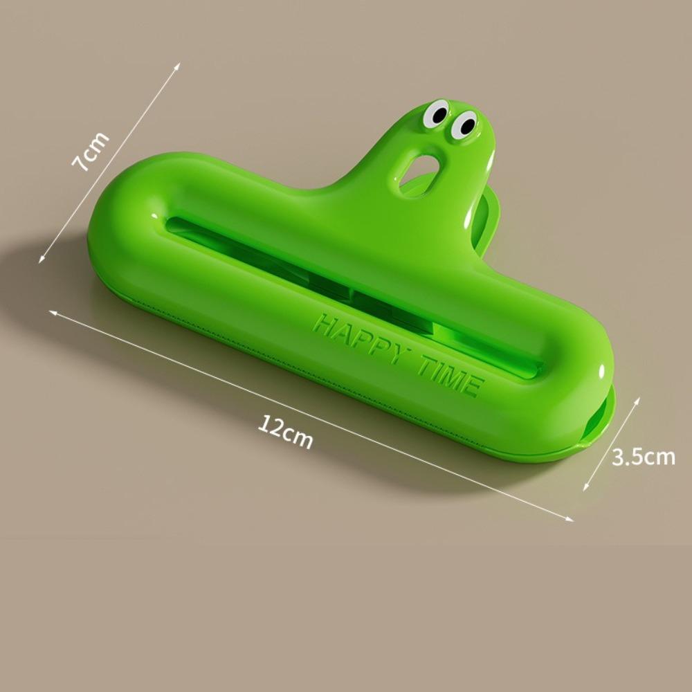 

Food Preservation Sealing Clip Seal Snack Milk Powder Bag Clip Creative Sealer Clamp зелений