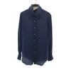 80s Italian-made Silk Vintage Overall Handle Long Sleeve Shirt Men's Used