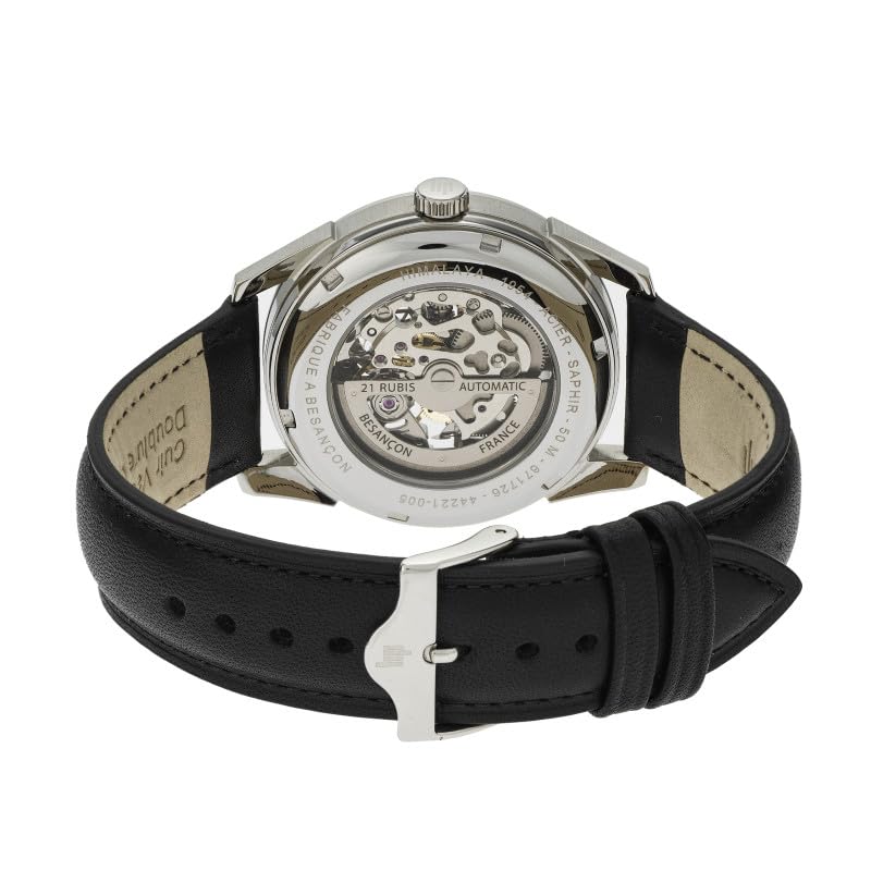 Authorized Distributor Lip Unisex Automatic Himalaya 40mm Skeleton 671726 [LIP] Watch, Men's Watch, Automatic, Black,