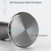 Flat/Thread Base Stainless Steel Coffee Tamper Calibrated Coffee Leveler  Barista