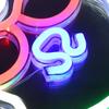 LED Neon Light Alpaca‑Shape Wall Neon Sign Art USB Powered Home Bedroom Bar  Decoration Light Fixture Neon Light Neon Sign