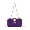 Neue Mode-Designerin Damen Große Diamant-Abendtasche Glänzender Strassstein Perle Hochzeitsfeier Crossbody-Tasche Luxus-Clutch Handtasche