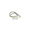 50Pcs Color Love Paper Clip Office Supply Creative Macaron Paper Clip Water Drop Special-shaped Mini Paper Clip