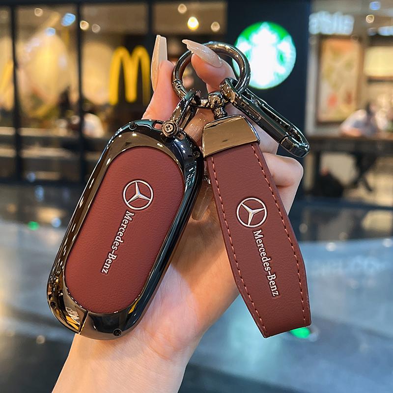 SFX1 TPU Key Case Cover Car Accessories Fob Protector for Mercedes Benz S400L S450/S500 MaybachS480 Keychain Holder Keyring Shell