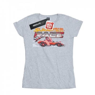 Womens/Ladies Wreck It Ralph Slaughter Race Cotton T-Shirt
